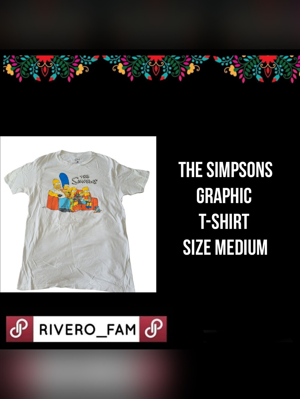 THE SIMPSONS | GRAPHIC T-SHIRT | SIZE MEDIUM